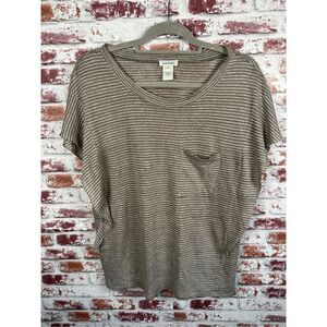 Sundance LINEN Rowan Flutter side shirt sz M